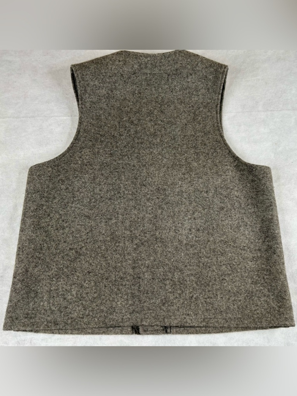 Vintage Filson Virgin Wool Mackinaw Vest 44 Gray Style 20 USA Workwear Hunting - Picture 2 of 10